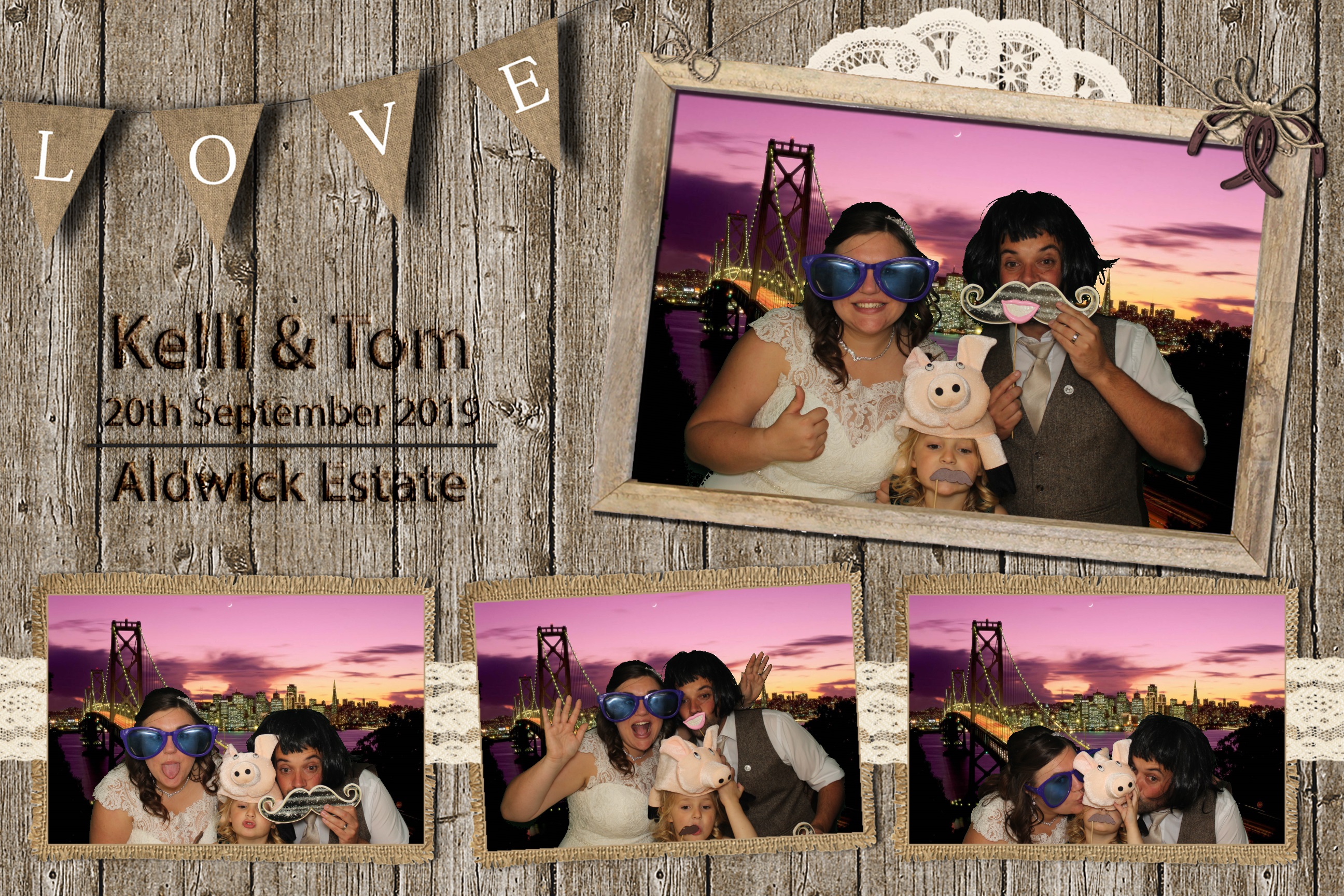 Kelli & Tom's Wedding | View more photos from the event at images.mobile-photo-booth.com/u/MobilePhotoBoothUK/Kelli-Toms-Wedding